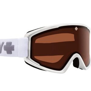 Spy+ Crusher Elite Matte White Snow Goggle